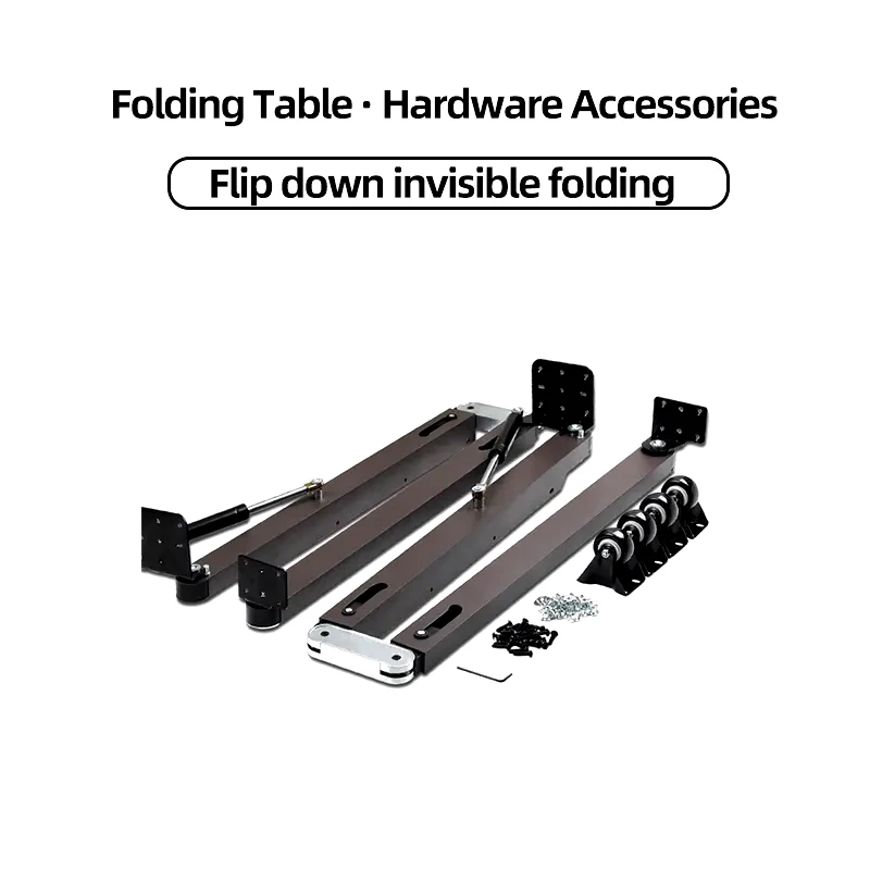 Manufacturer folding invisible table hinges hardware accessories telescopic multi-function dining table functional brace