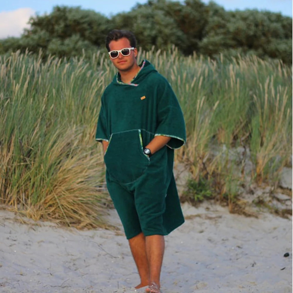 SHERO SURF Top Selling Products in Alibaba Cotton Surf Poncho Surfing Poncho Zipper