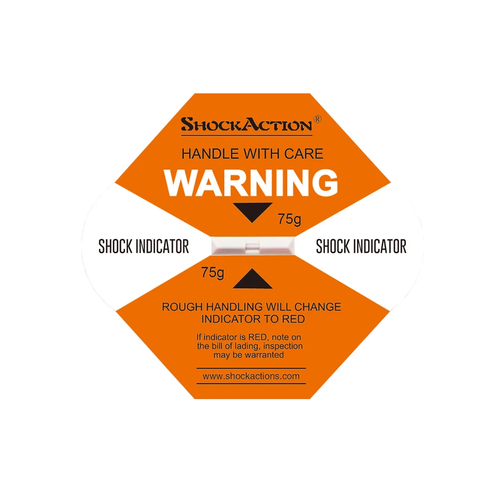 OEM Shock Indicator Label for Drop Detection and Monitoring in Shipment