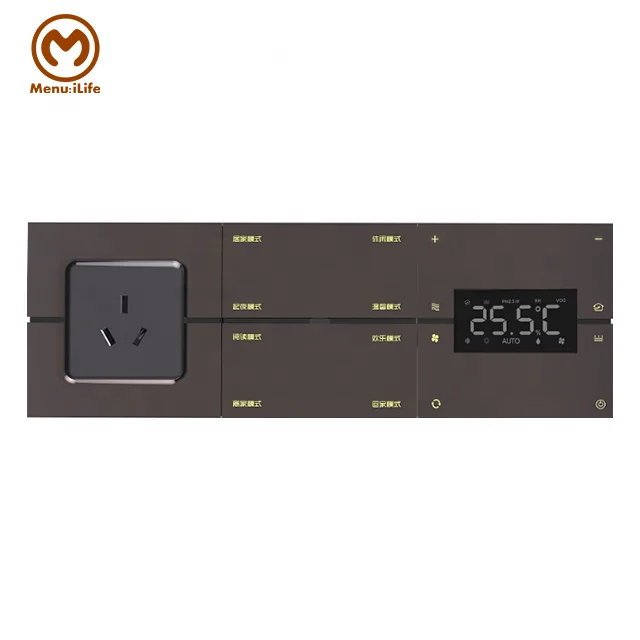 Living Room Sofas Smart Home RS485 knx Smart Touch Wall Switches interruptor inteligente