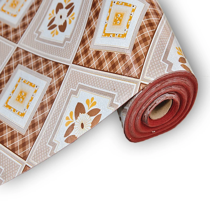 Factory Wholesale Wood Grain Sheet Vinyl Roll Flooring Sheet Roll Pvc Commercial Prices