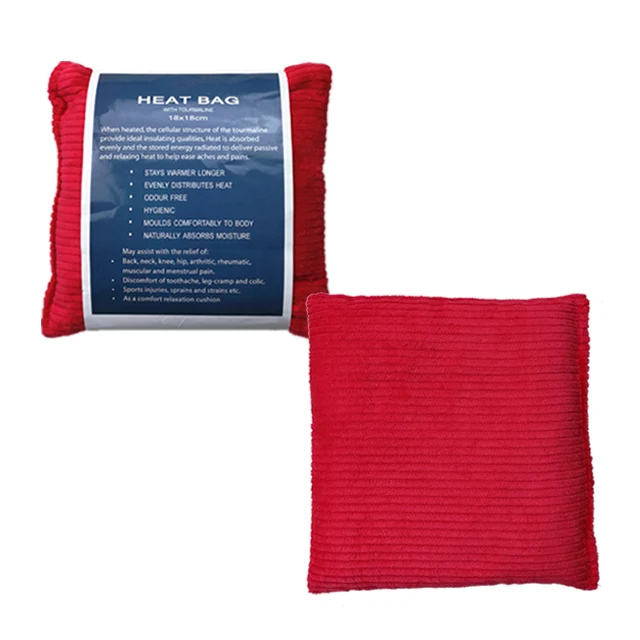 High quality microwavable wheat bag pillow heat pad hot cold pack reusable heat pack