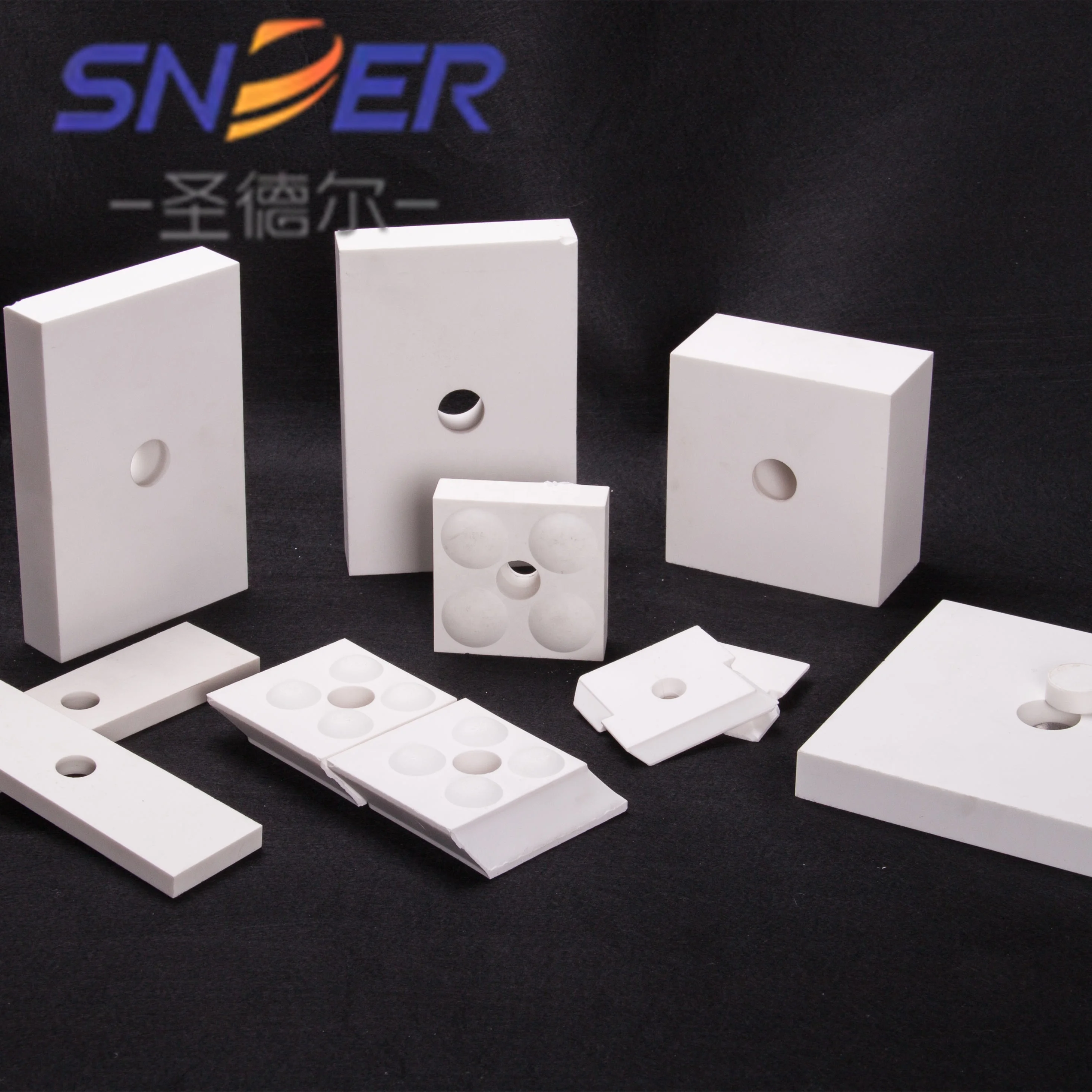 Hot Sale High Purity 92% 95% High Alumina Lining Plate