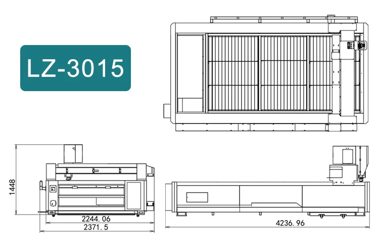 Industrial Machines Heavy Duty Laser CNC Steel Cutting Machine for Metal Steel Aluminum Sheet