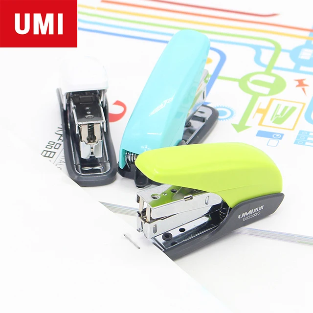 
UMI Stationery Factory Direct Production High Quality Fashion Metal Manual office stapler 