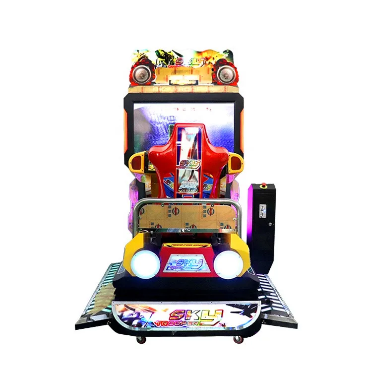 Threeplus 55 inch dynamic seat coin operated simulator arcade 3d video car racing game machine