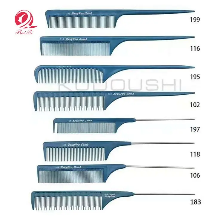 Wholesale producto para barbas plastic bee comb  cheap