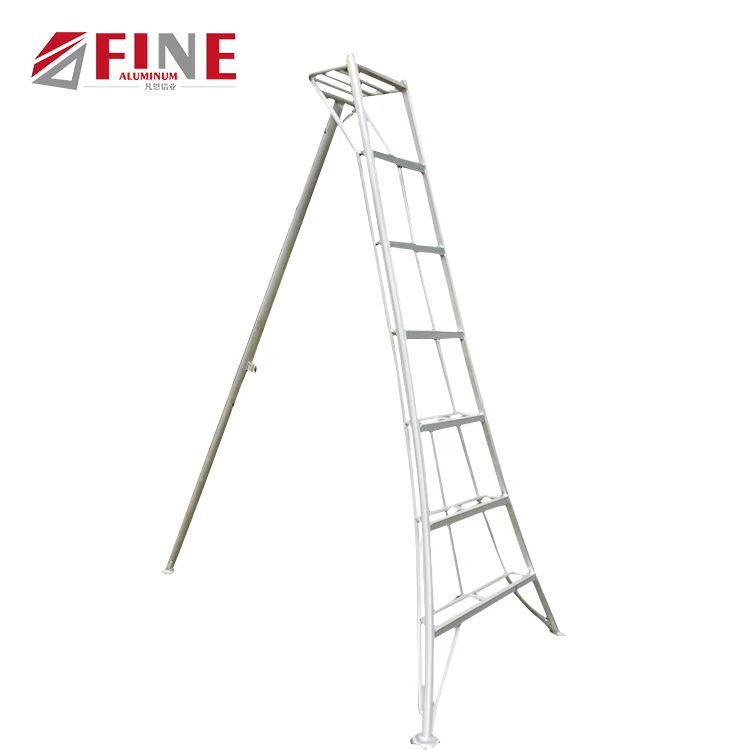 Escalera de aluminio Orchard Picking Fruit Support Fruit Picking Aluminum Orchard Harvest Tripod Fruit Ladder