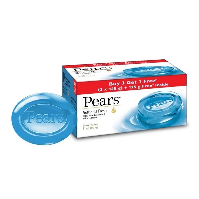 Branded Pure Gentle Pears Antiseptic Soap Solid Bar for Face Skin Body Bath-Whitening Feature Reasonable Price for Adults