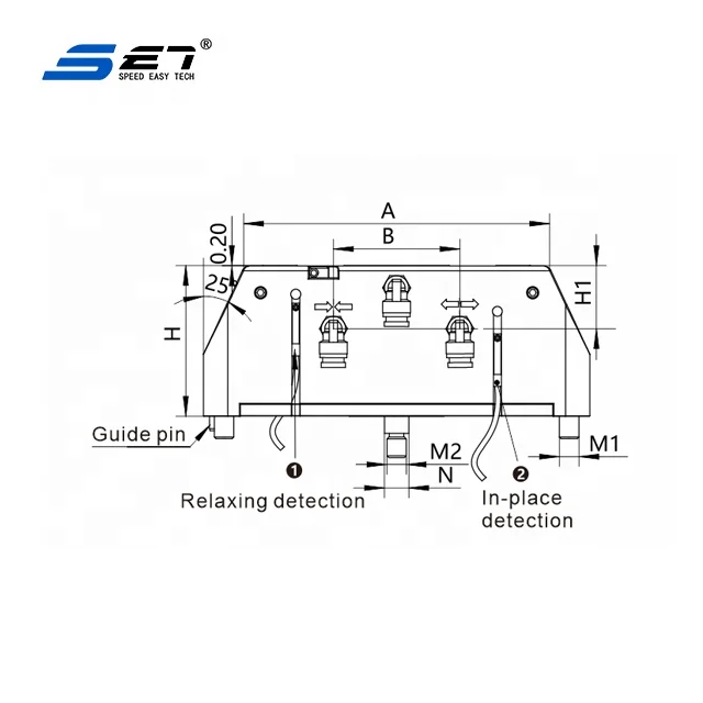 RME-20 Traycoupling Flexible Quick Release Shaft Couplings For Pallet Quick Changer