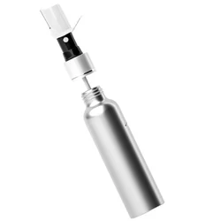 Wholesale empty 150ml 250ml 500ml cosmetic refillable aluminum perfume bottle with pump sprayer