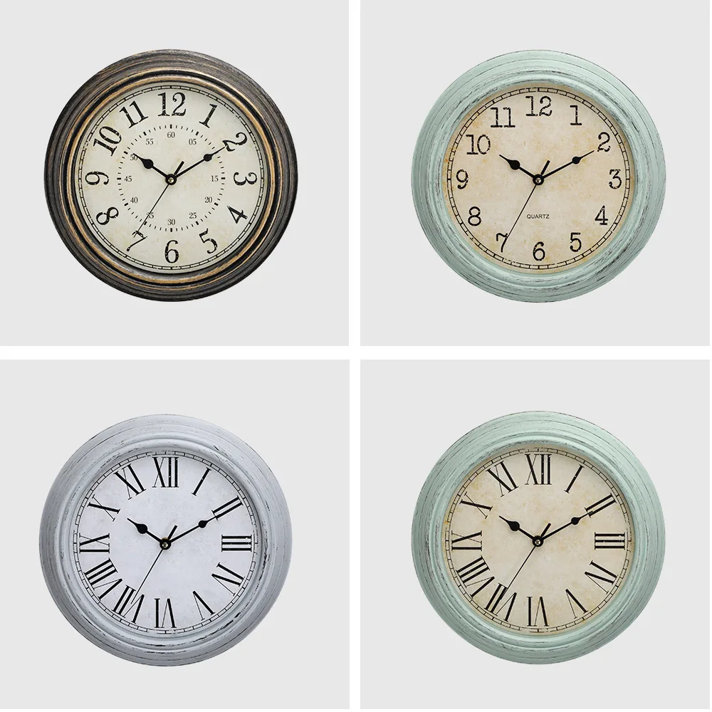 Promotional Contemporary Minimalistic Wall Clock Vintage Round Decorative Wall Clock on Sale