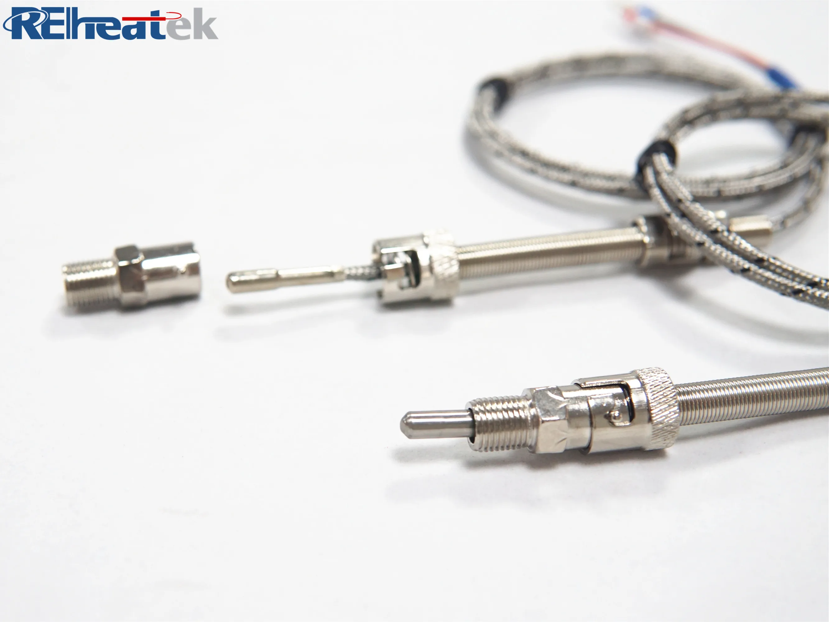 Hot Spring Loaded K J Type Thermocouple Temperature Sensor
