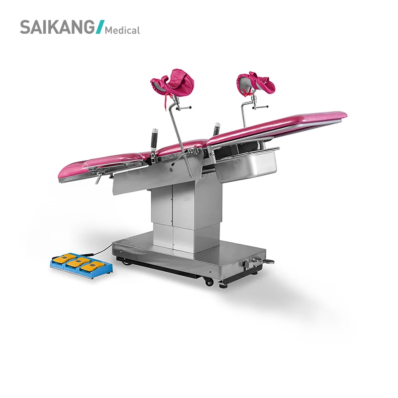 A99-1 Medical Examination Bed Adjustable Electric Hospital Obstetric Gynecology Operating Delivery Table Manufacturers