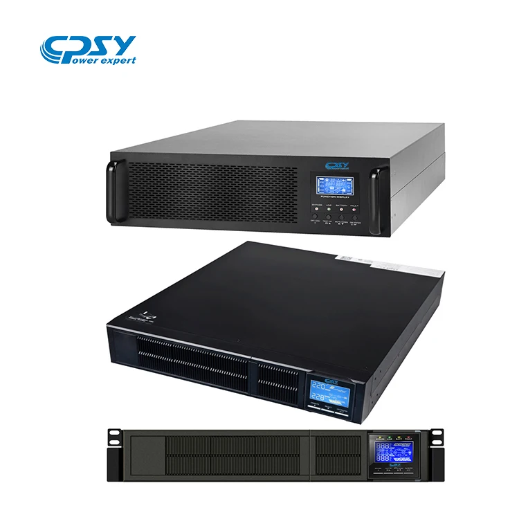 Shenzhen CPSY Sine Wave High Frequency Online Rack Mount UPS 1000VA