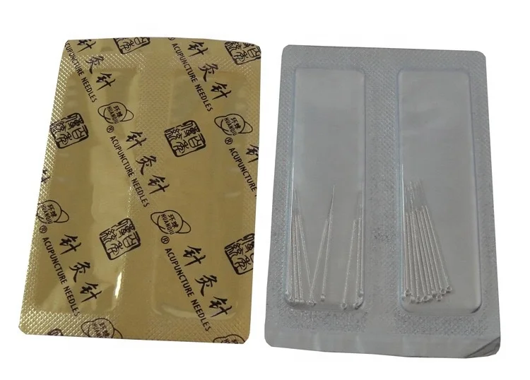 HUANQIU brand Non-disposable sterile silver plated acupuncture needle filiform needle