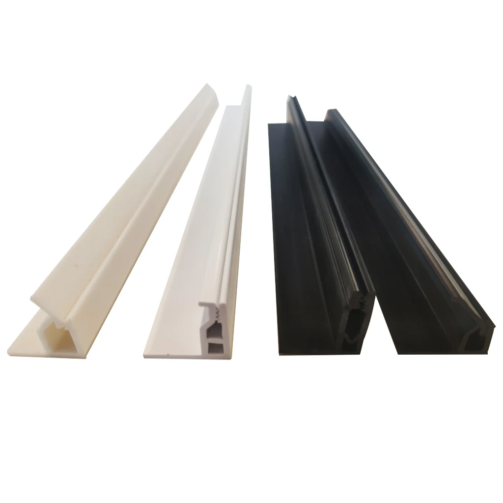 Soundproof mounting system straight side walling profile acoustic stretch wall fabric gripper pvc fabric track for cinema