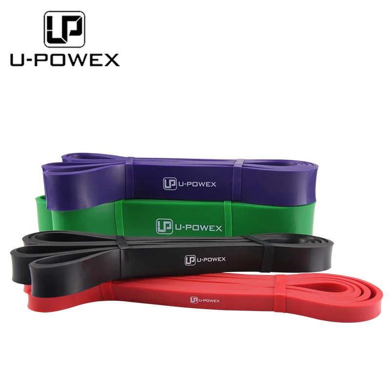 Natural latex heavy duty power lifting elastic resistance assist pull up bands