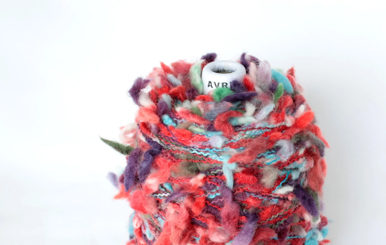 Hand space dyed knitting nylon thread crochet wool yarn for stationary and collage