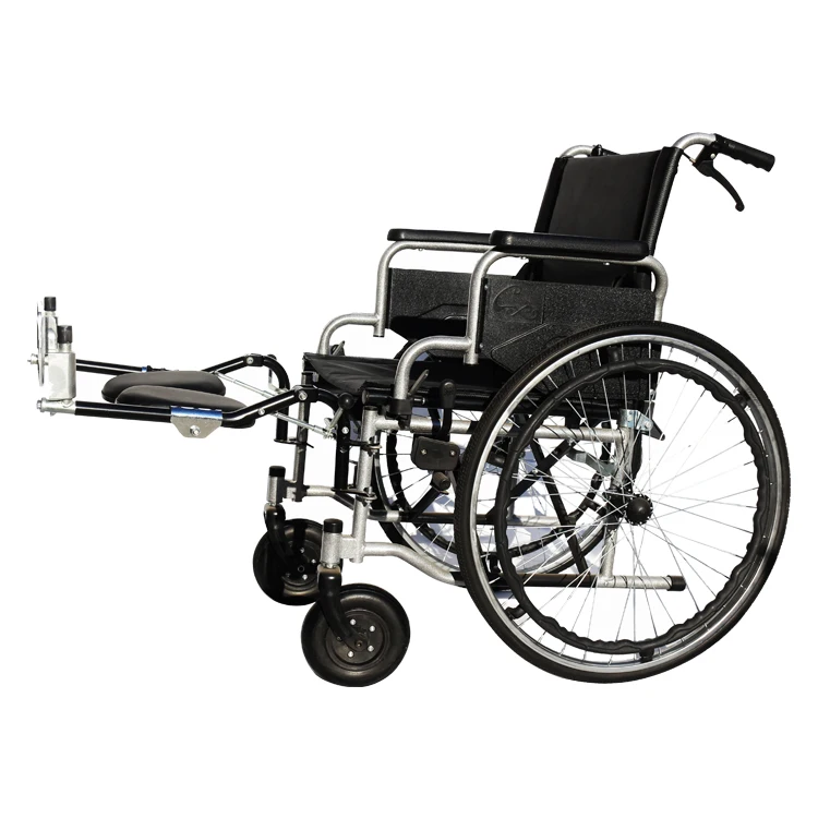 
Economic steel foldable heavy duty wheelchair 