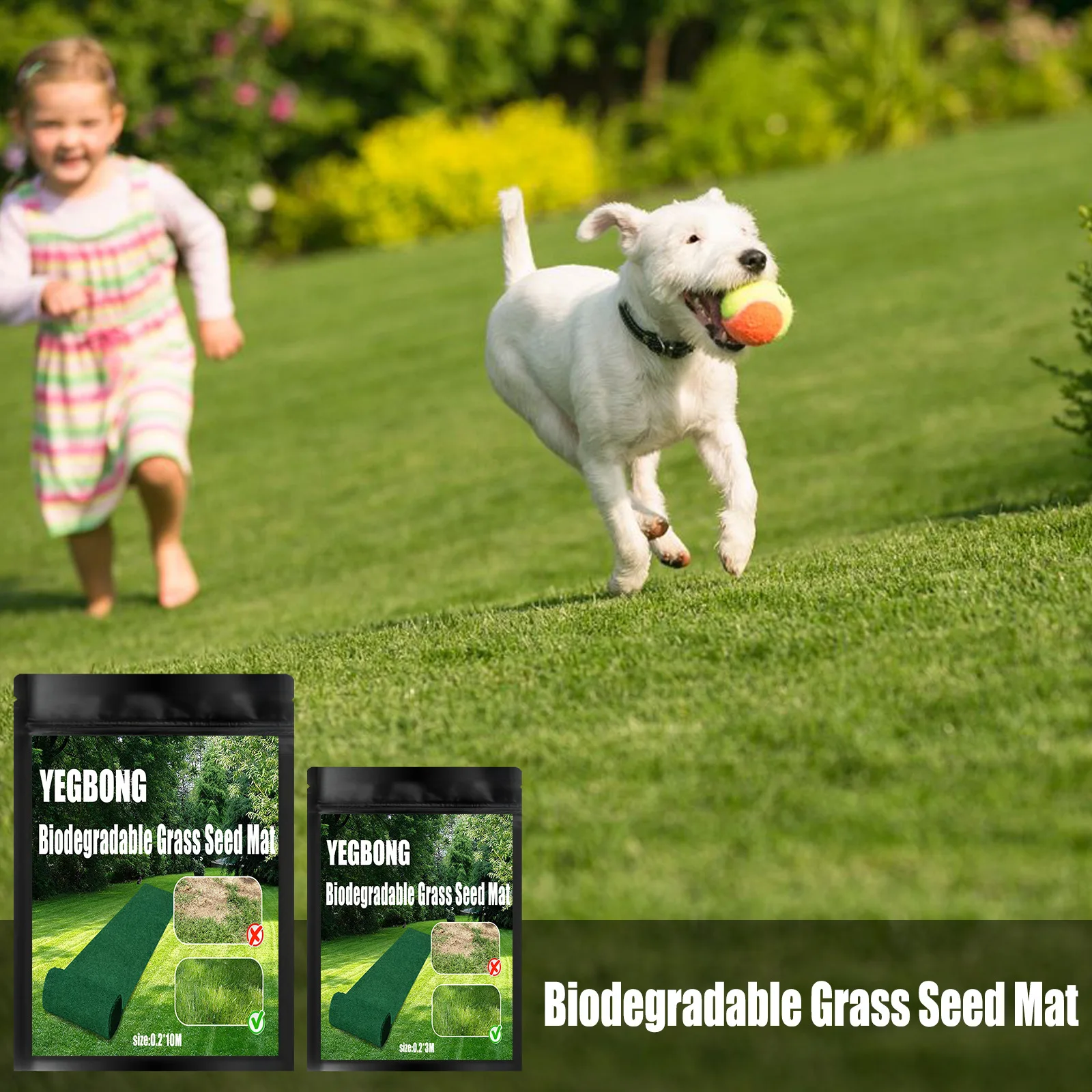 Artificial Grass Thick Turf Multi-use Pet Grass Indoor and Outdoor Rug Synthetic Lawn Carpet artificial turf