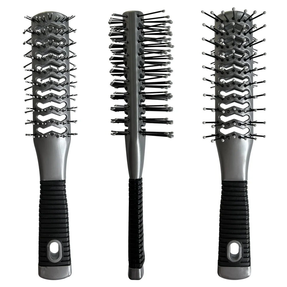 Top Quality Salon Hairdressing Vented Hair Brush Professional Styling Double Sided Human Mens