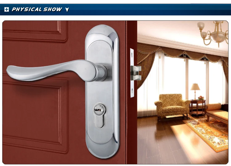 Roeasy 185mm square mortise door lock set with key mortise lock door handles mortise latch door locks handle with keys