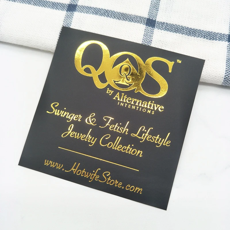 OEM Private Design Rose Gold Foil Clear round Sticker Transparent Vinyl Adhesive Label for Perfume & Cosmetics Food Custom Logo