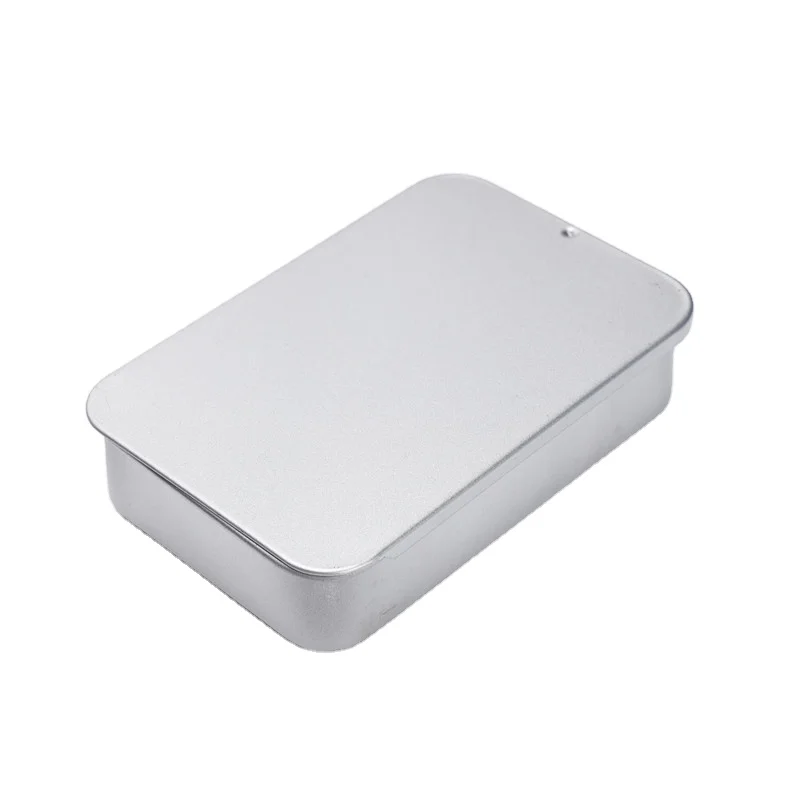 
Size: 90x60x20mm big sliding tin box mint tin metal case food candy box storage packing container 
