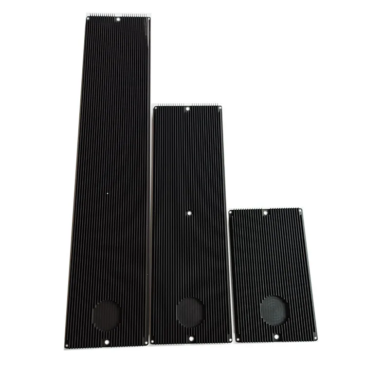 Custom 6063 Anodized Enclosure Aluminum Extrusion Heat Sink , Cnc Milling Aluminum Extrusion Heatsink