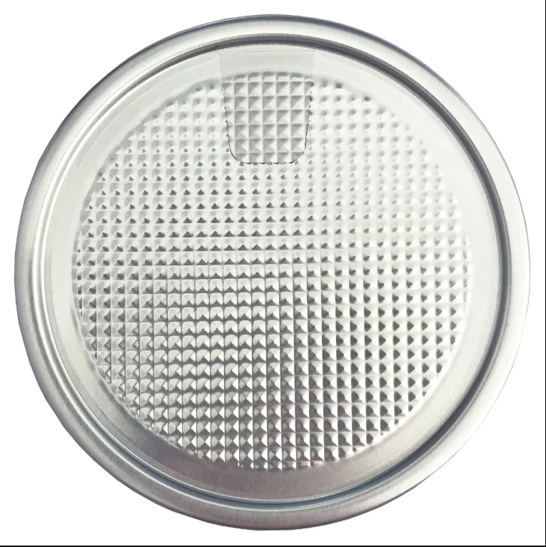 transparent Beer beverage EOE Aluminium full open Can cover Aluminum foil Easy Open Peel Off Lid Ends 202