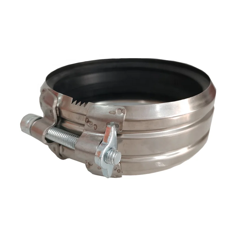 Type A pipe coupling/rubber clamp/hose clamp made in China A-type Coupling with Rubber Gasket Coupling