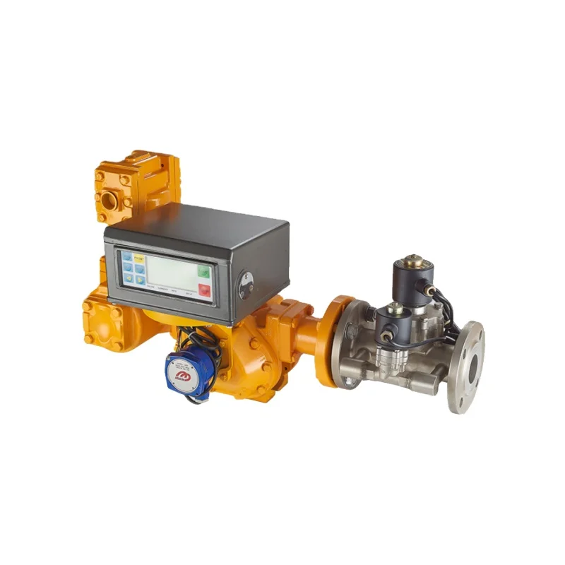 Digital Fuel Flow Meter with LCD Display, Filters, Separators, and Solenoid valves for Petrol Service Equipment