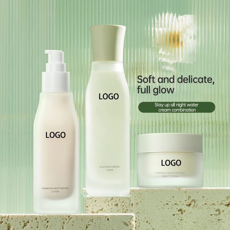 Natural Vegan Korean Whitening Organic Skincare Kit Skin Care Set