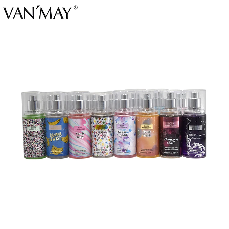 
Wholesale perfumes original body mist sprays custom body mist 