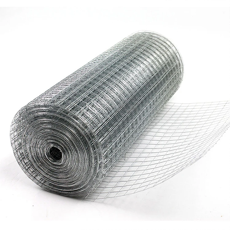 Wholesale Corrosion Resistant Galvanized PVC Coated Aviary Mesh Black Chicken Coop Mesh Welded Wire Mesh Roll