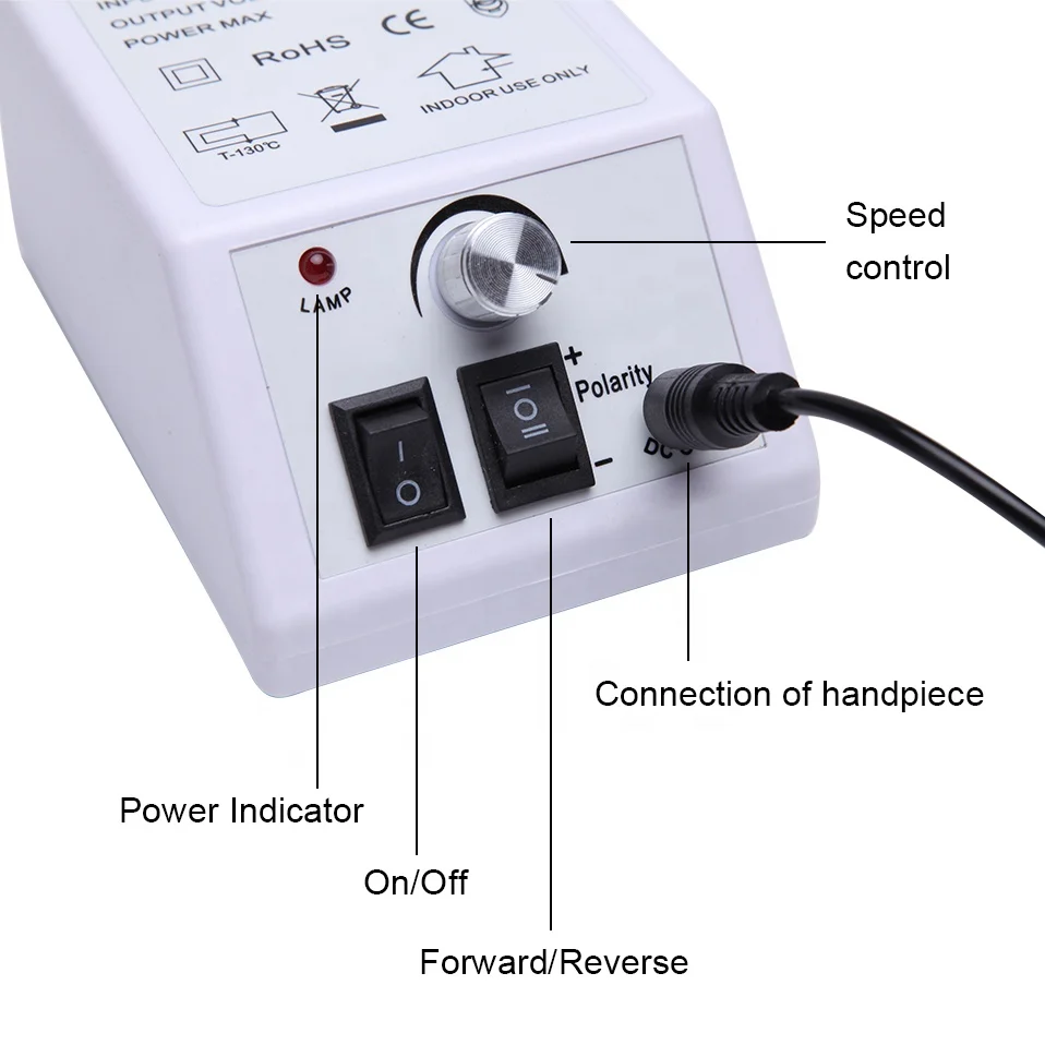 20000RPM Electric Nail Drill Machine Gel Nail Art Polisher Milling Cutter For Manicure Pedicure Electric Nail File Set Tools Kit