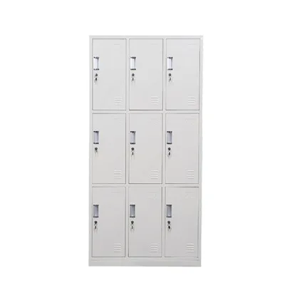 9 door steel locker for office Luoyang factory cheap price steel locker
