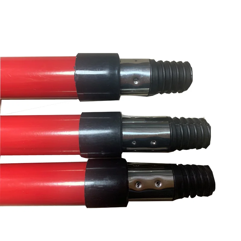 Hot Sale household items Produce 22mm Diameter Broom Stick Metal Pole telescopic broom handle with mop stick palos de madera