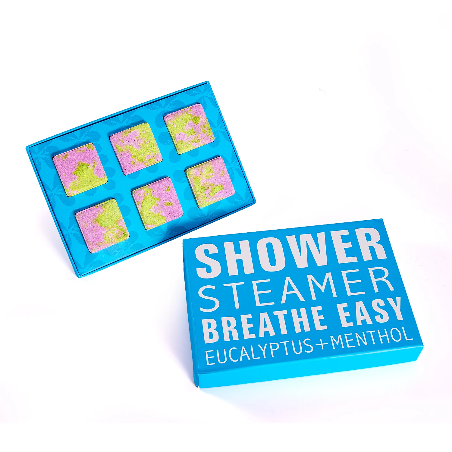 Custom Classic Packing Private Label Scented Natural Vegan Organic Essential Oil Cube Shower Steamer