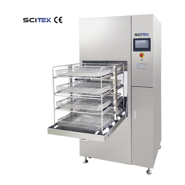 Автоматическая мойка стеклянной посуды SCITEK 320 L сертифицированная двойная дверная для