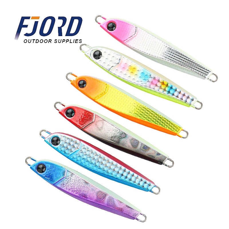 FJORD NEW  Metal Jig 30G/40G/60G  Ring Bead Metal Jig Mould Fishing Jigs Saltwater Metal