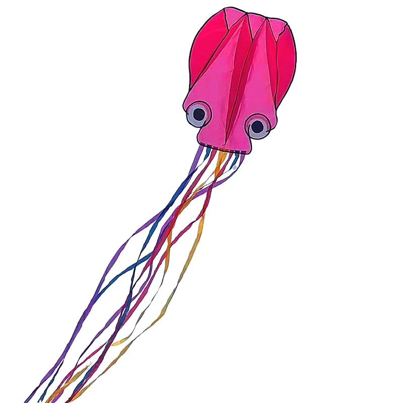 High quality Beach outdoor sport kite wholesale  cartoon animal soft color octopus Kites