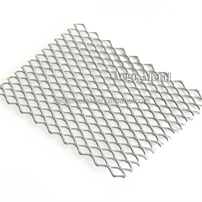 2*4 2.5*5 3*6mm hole aluminum perforated sheet diamond Al expanded metal mesh