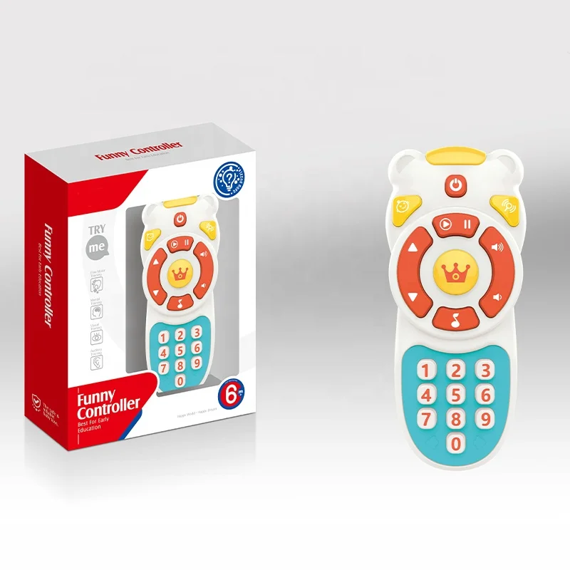 Музыкальный пульт дистанционного управления Игрушки для раннего развития звука и света для детей