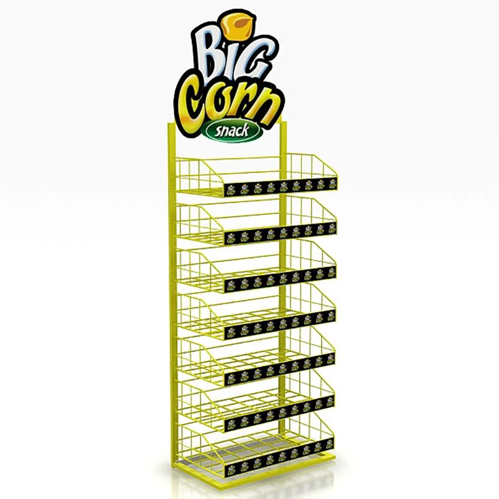 Metal Sweet display shelf candy shop candy display stand for store