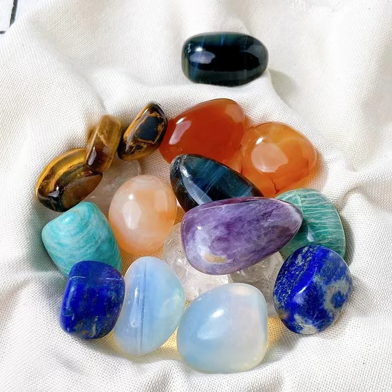 Wholesale Natural Gemstones Healing Crystals Quartz Tumbled Stones Rough Rose Quartz Amethyst Gravel Stone for Decoration