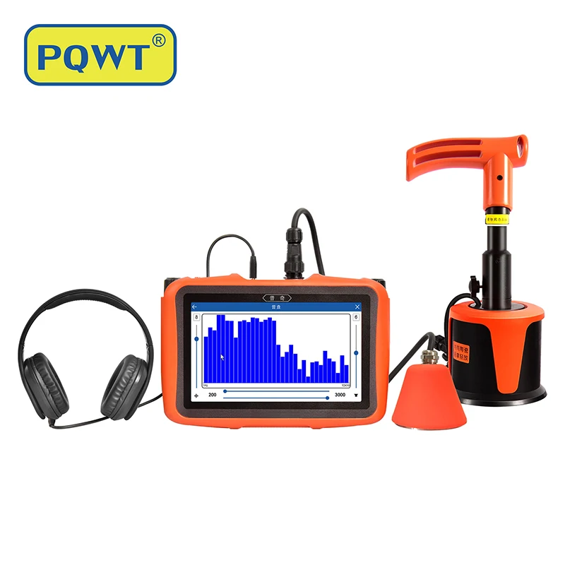 PQWT-L4000 Plumbing Tools Pipes Leak Inspection Listening Equipment Underground Leak Detector Water