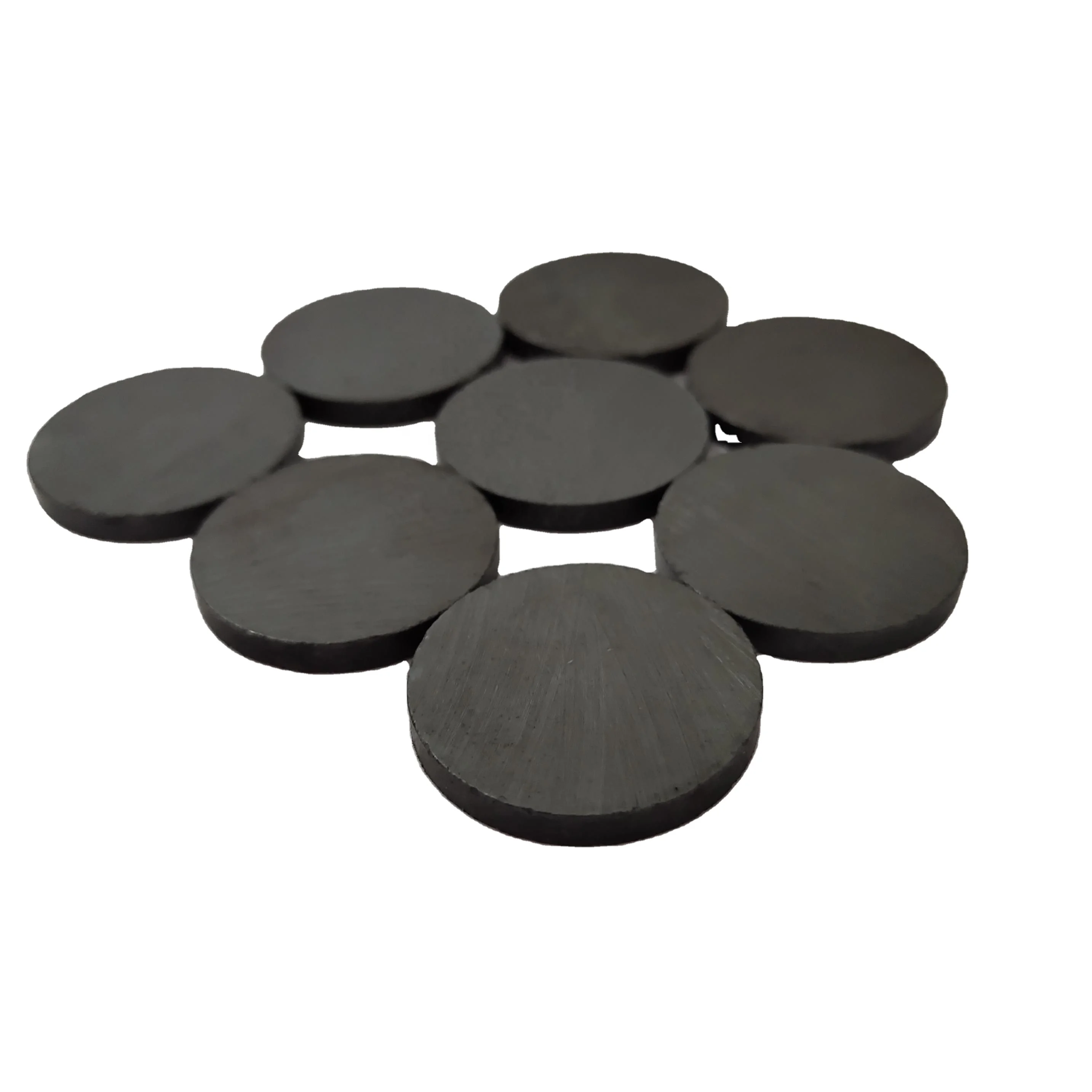 Barium Ferrite Magnet Disc Ferrite Magnetic Powder Products Round Permanent Ferrite Magnets for Speakers and Craft