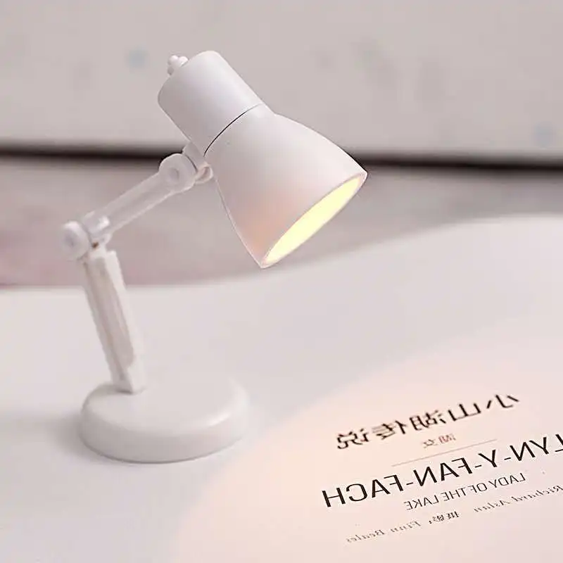 Book Bell Shaped Simple Designs Basic Metal Desk Led Mini Table Lamp For Students To Learn To Read Lovely Night Light